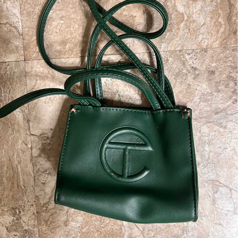 Small Hunter Green Telfar Bag